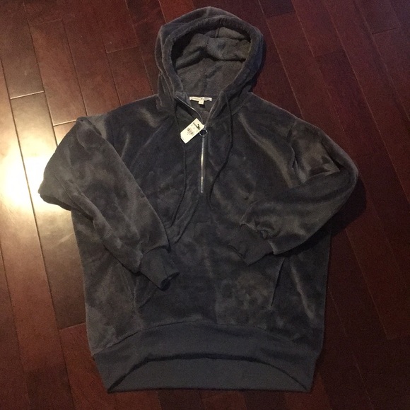 Express Tops - NWT Express One Eleven Velour Oversized hoodie